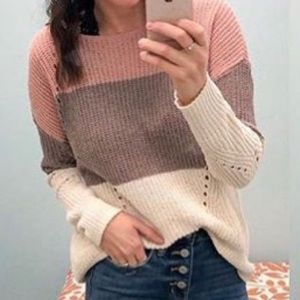 **5/$20*** Color block sweater